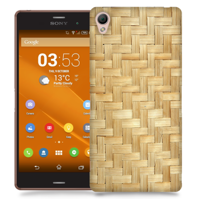 Skal till Sony Xperia Z3 - Flätat trä