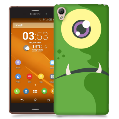 Skal till Sony Xperia Z3 - Grönt monster