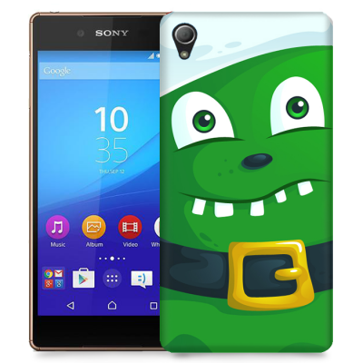 Skal till Sony Xperia Z3+ - Grönt slajm-monster