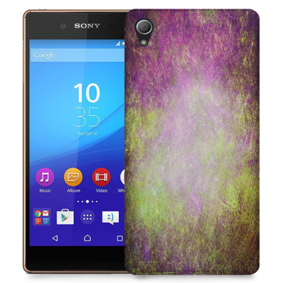 Skal till Sony Xperia Z3+ - Grunge texture - Lila