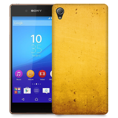 Skal till Sony Xperia Z3+ - Grunge texture - Orange