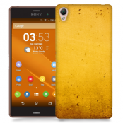 Skal till Sony Xperia Z3 - Grunge texture - Orange