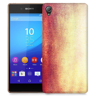 Skal till Sony Xperia Z3+ - Grunge texture - Röd