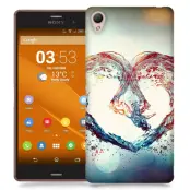 Skal till Sony Xperia Z3 - Hjärta - Vatten
