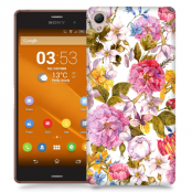 Skal till Sony Xperia Z3 - Hortensia - Vit