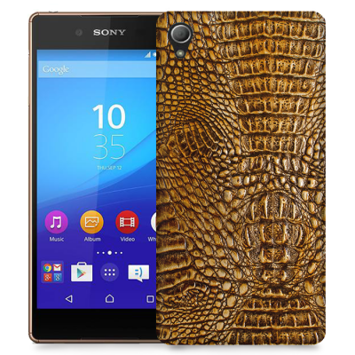 Skal till Sony Xperia Z3+ - Krokodilskinn