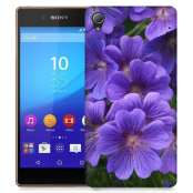 Skal till Sony Xperia Z3+ - Lila blommor