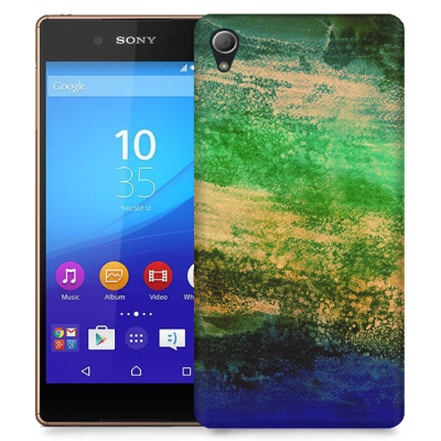 Skal till Sony Xperia Z3+ - Målning - Grön