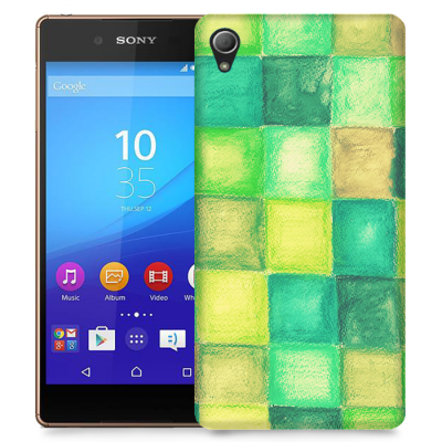 Skal till Sony Xperia Z3+ - Målning - Rutor