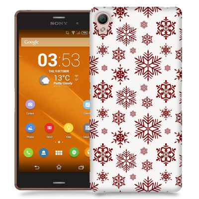 Skal till Sony Xperia Z3 - Mönster - Flakes