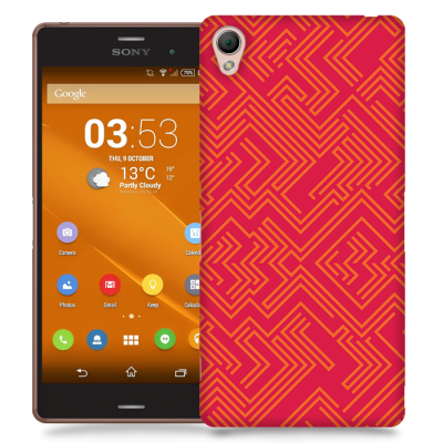 Skal till Sony Xperia Z3 - Mönster - Labyrint