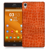 Skal till Sony Xperia Z3 - Mönster - Orange