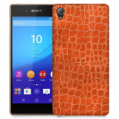 Skal till Sony Xperia Z3+ - Mönster - Orange