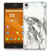Skal till Sony Xperia Z3 - Marble - Vit/Grå