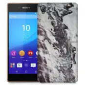 Skal till Sony Xperia Z3+ - Marble - Vit/Svart