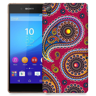 Skal till Sony Xperia Z3+ - Orientalisk - Röd