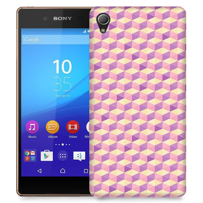 Skal till Sony Xperia Z3+ - Pyramider Lila