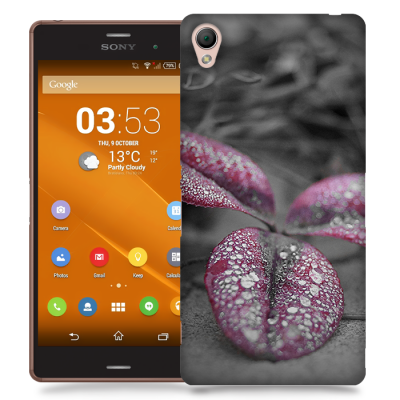 Skal till Sony Xperia Z3 - Rödbladig klöver