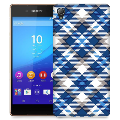 Skal till Sony Xperia Z3+ - Randigt och rutigt