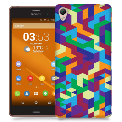 Skal till Sony Xperia Z3 - Retro mönster