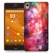 Skal till Sony Xperia Z3 - Rymden - Rosa