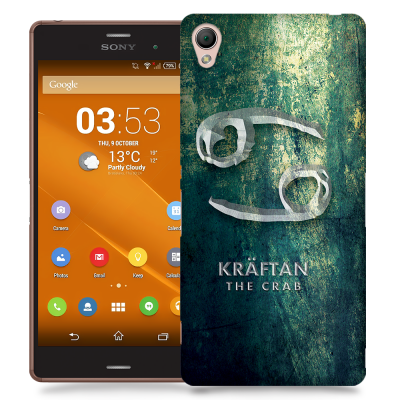 Skal till Sony Xperia Z3 - Stjärntecken - Kräftan