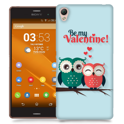 Skal till Sony Xperia Z3 - Ugglor - Be my valentine