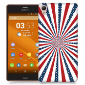 Skal till Sony Xperia Z3 - USA Stripes