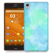 Skal till Sony Xperia Z3 - Vattenfärg - Ljusblå