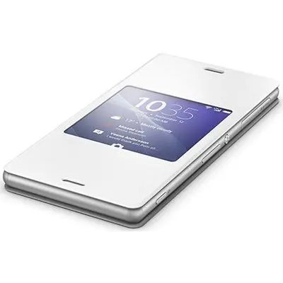 Sony View Cover SCR24 till Sony Xperia Z3 - Vit