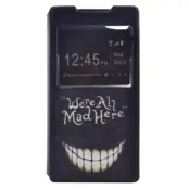 Fodral med fönster till Sony Xperia Z5 Compact - We're All Mad Here