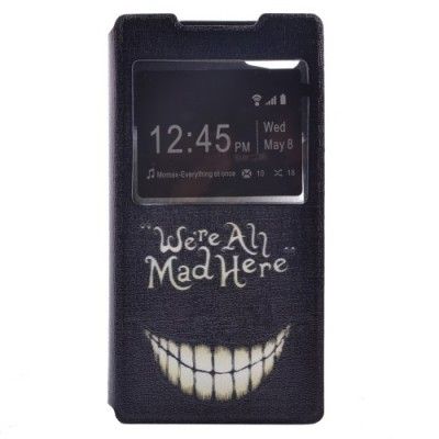 Fodral med fönster till Sony Xperia Z5 Compact - We're All Mad Here