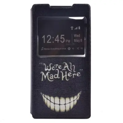 Fodral med fönster till Sony Xperia Z5 Compact - We're All Mad Here