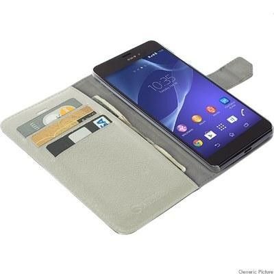 Krusell Borås Foliowallet till Sony Xperia Z5 Compact - Vit