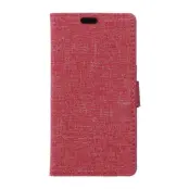 Linen Plånboksfodral till Sony Xperia Z5 Compact - Röd