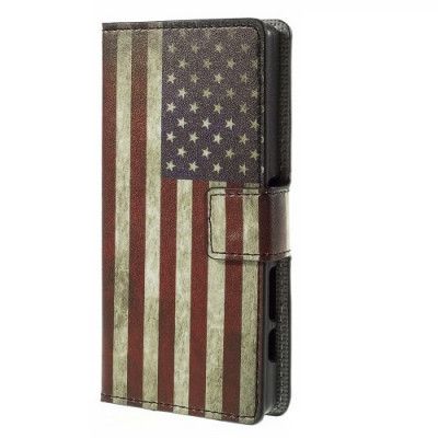 Plånboksfodral till Sony Xperia Z5 Compact - America