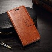 Plånboksfodral till Sony Xperia Z5 Compact - Brun