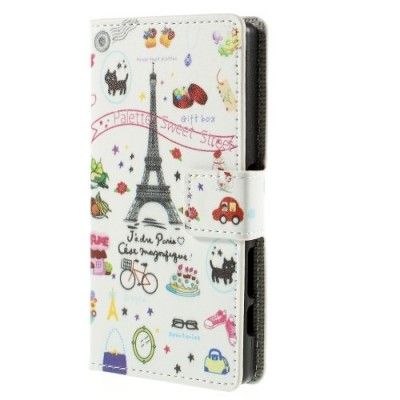 Plånboksfodral till Sony Xperia Z5 Compact - Palettes Sweet Street