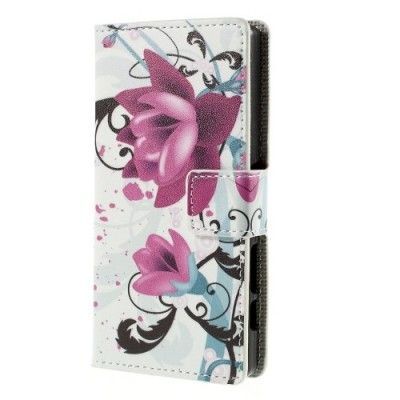 Plånboksfodral till Sony Xperia Z5 Compact - Red Flower