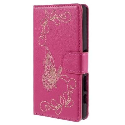 Plånboksfodral till Sony Xperia Z5 Compact - Rosa