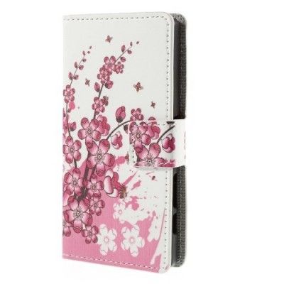Plånboksfodral till Sony Xperia Z5 Compact - Rosa Blommor