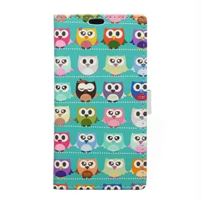 Plånboksfodral till Sony Xperia Z5 compact - Ugglor