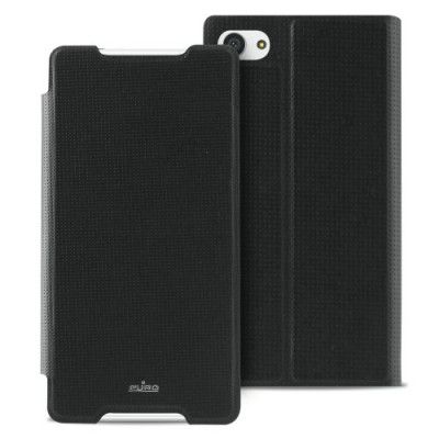 Puro Eco-Leather Fodral till Sony Xperia Z5 Compact - Svart