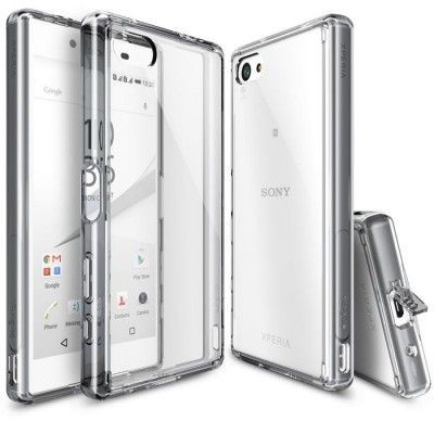 Ringke Fusion Shock Absorption Skal till Sony Xperia Z5 Compact - Smoke Black