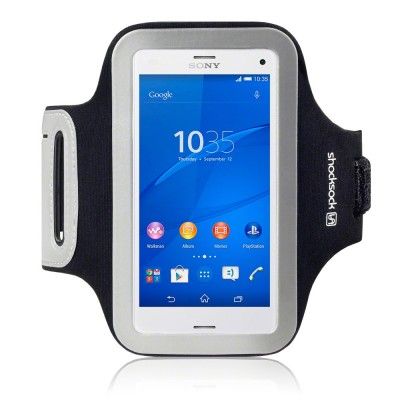 Shocksock Sportarmband till Sony Xperia Z5 Compact (Svart)