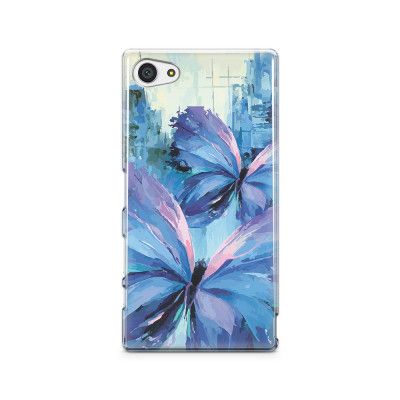 Skal till Sony Xperia Z5 Compact - Blue Butterflies