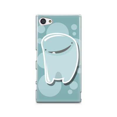 Skal till Sony Xperia Z5 Compact - Bubbelmonster - Blå