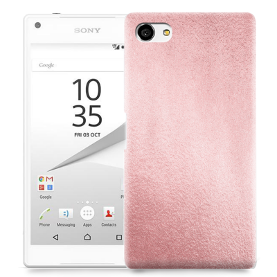 Skal till Sony Xperia Z5 Compact - Cement - Ljusrosa