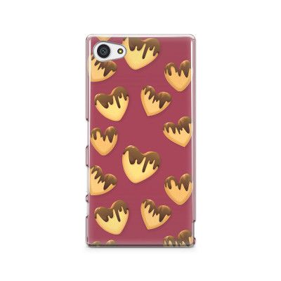 Skal till Sony Xperia Z5 Compact - Chokladhjärtan