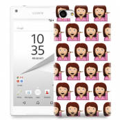 Skal till Sony Xperia Z5 Compact - Emoji - Flicka
